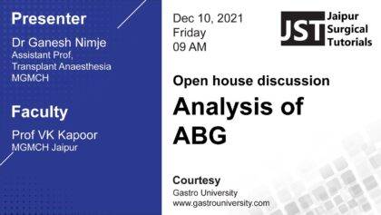 Analysis of ABG